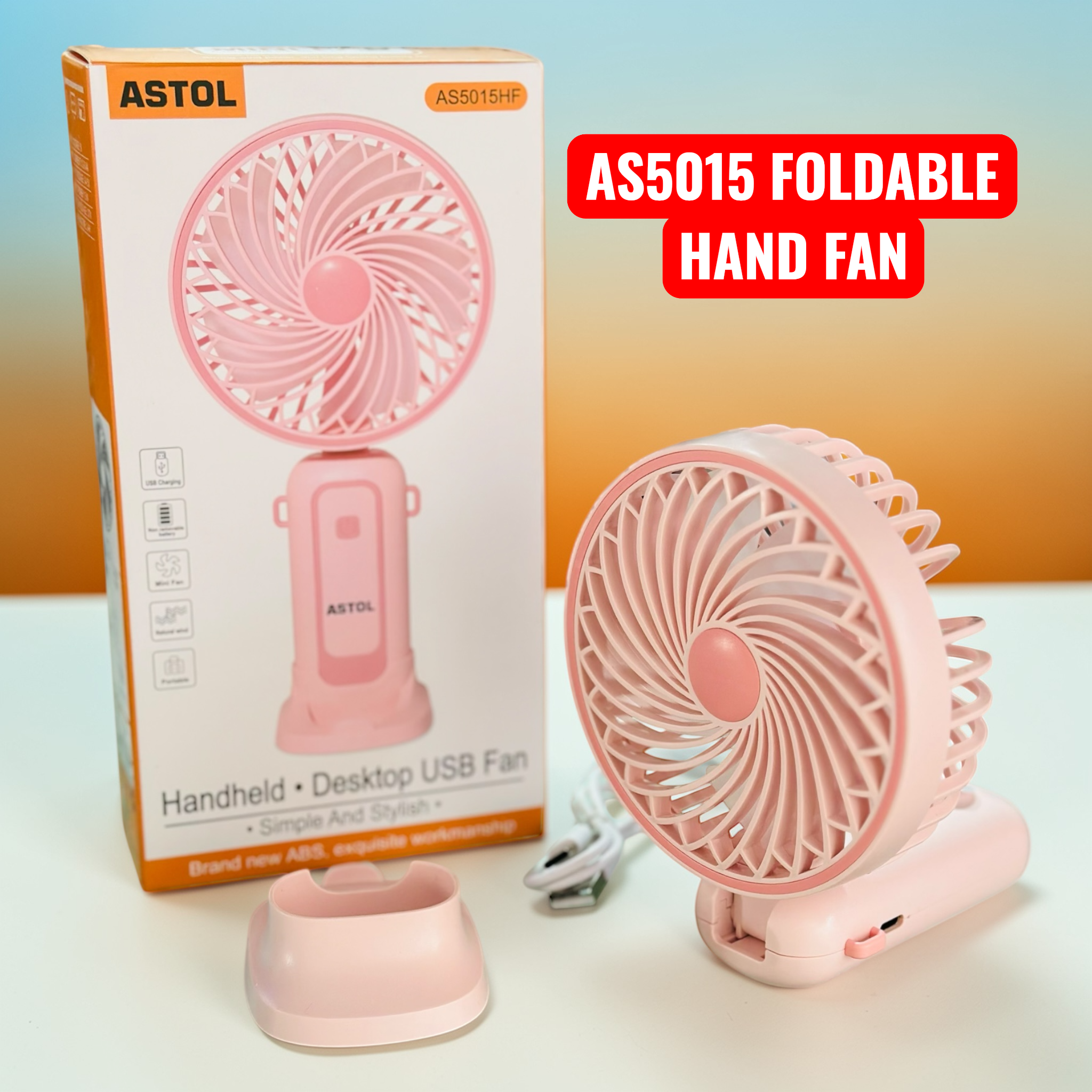 HAND FAN AS5015 FOLDABLE