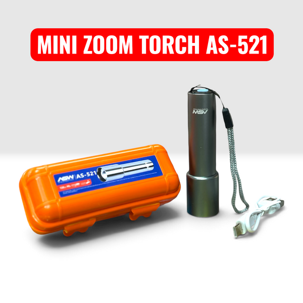 MINI ZOOM TORCH AS-521 🔦