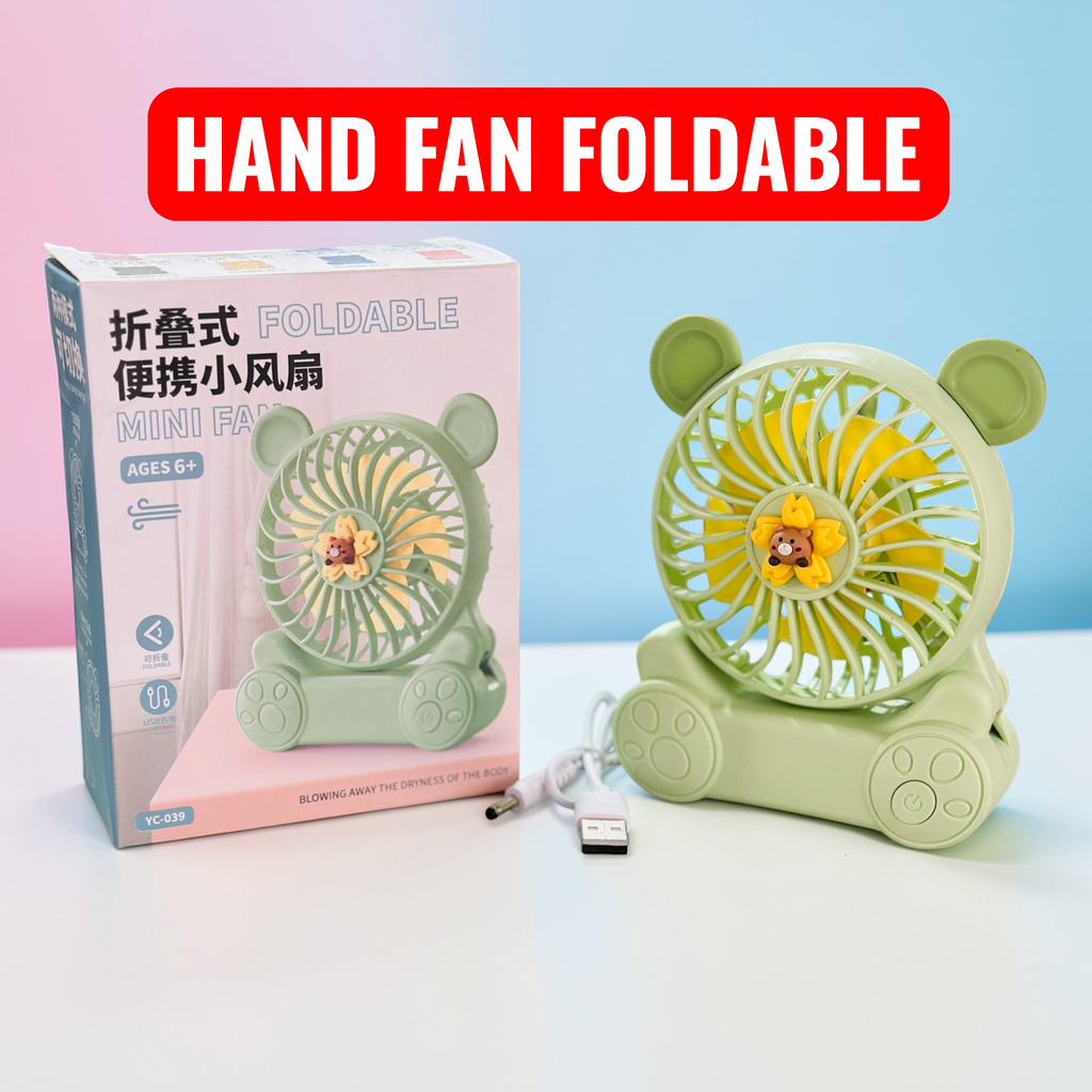 HAND FAN 2IN1 Foldable